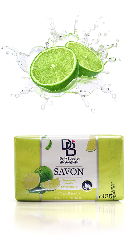 bannière mobile Savon daily beauty citron