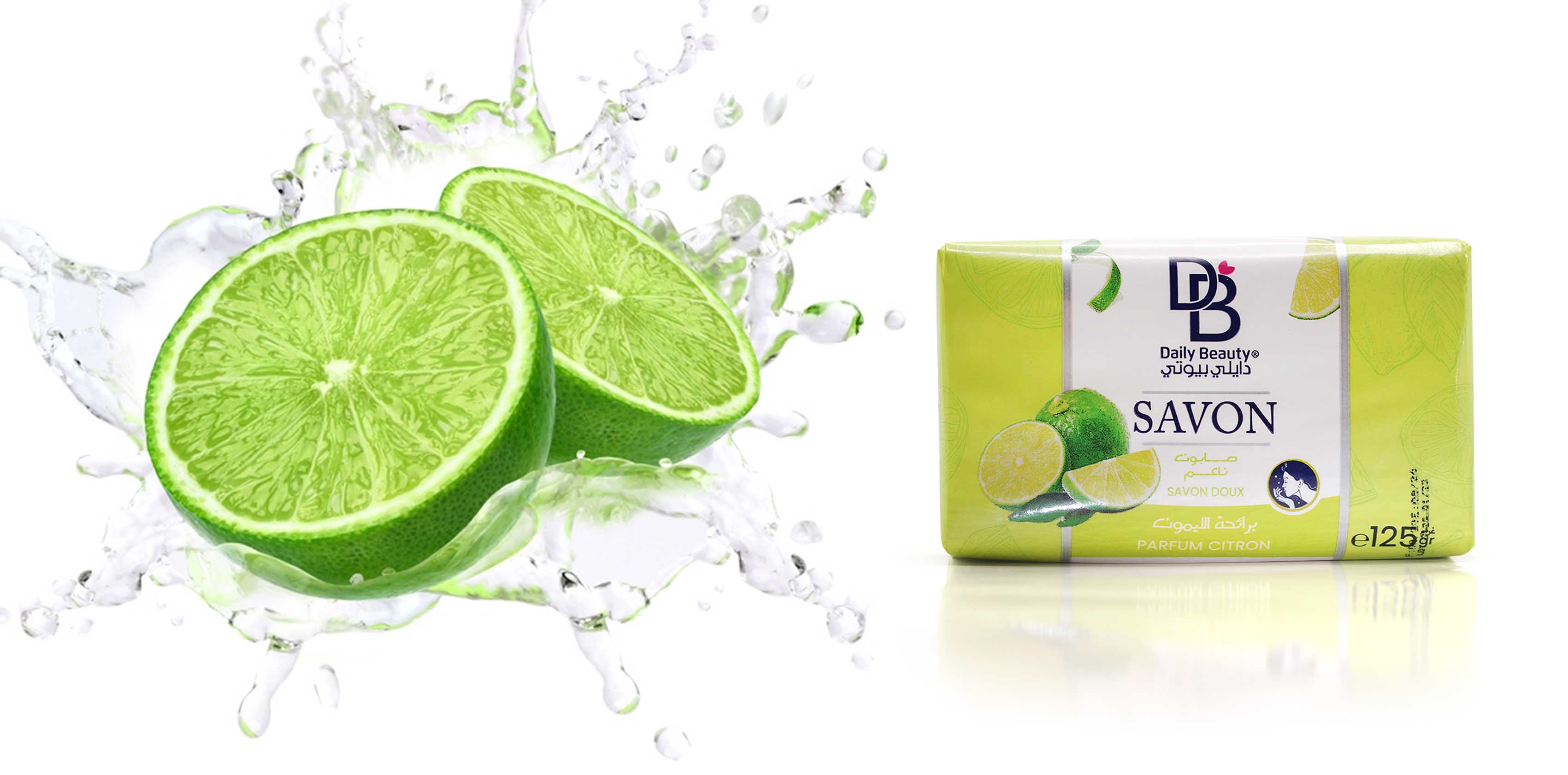 bannière Savon daily beauty citron